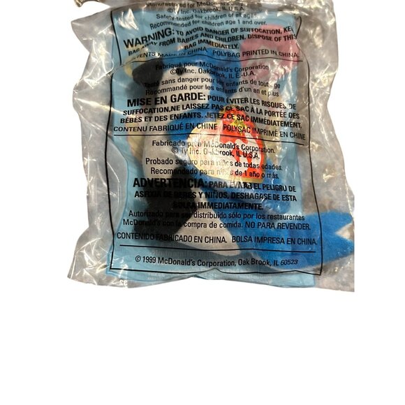 Ty McDonalds Beanie Baby Rocket The Blue Jay Toy Animal 1999 Sealed Polybag Coll - Picture 3 of 4
